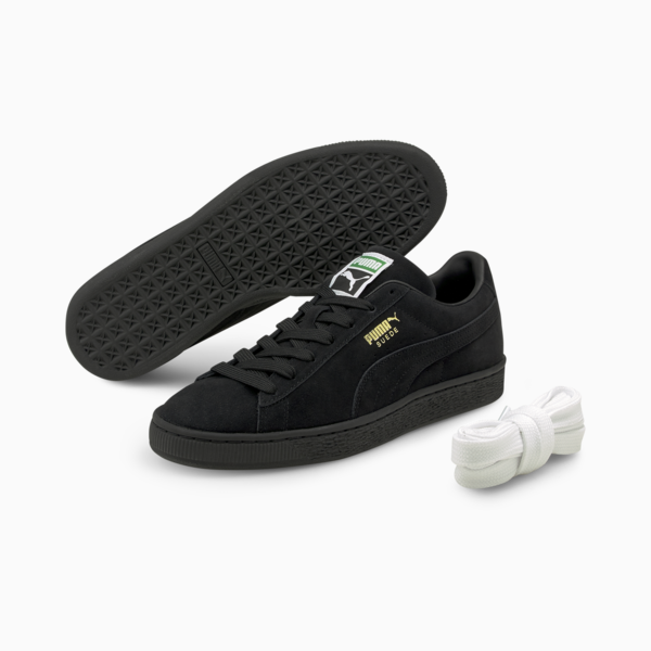 Suede Classic XXI Trainers, Puma Black-Puma Black, large-ZAF