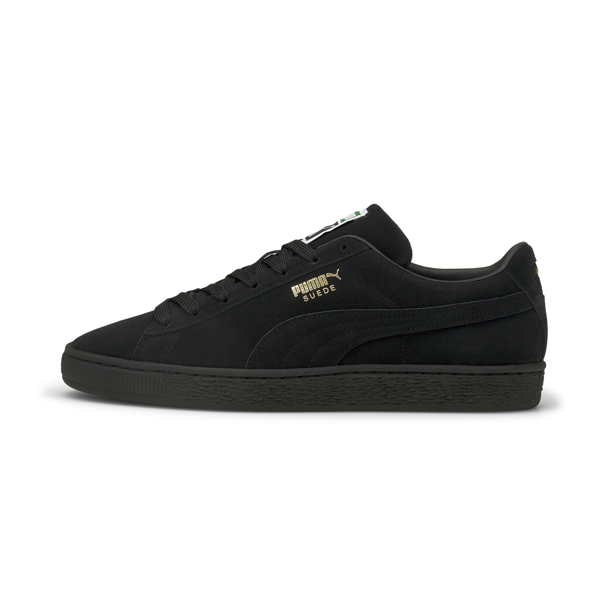 Puma men's suede 2025 classic trainers animal black/brown