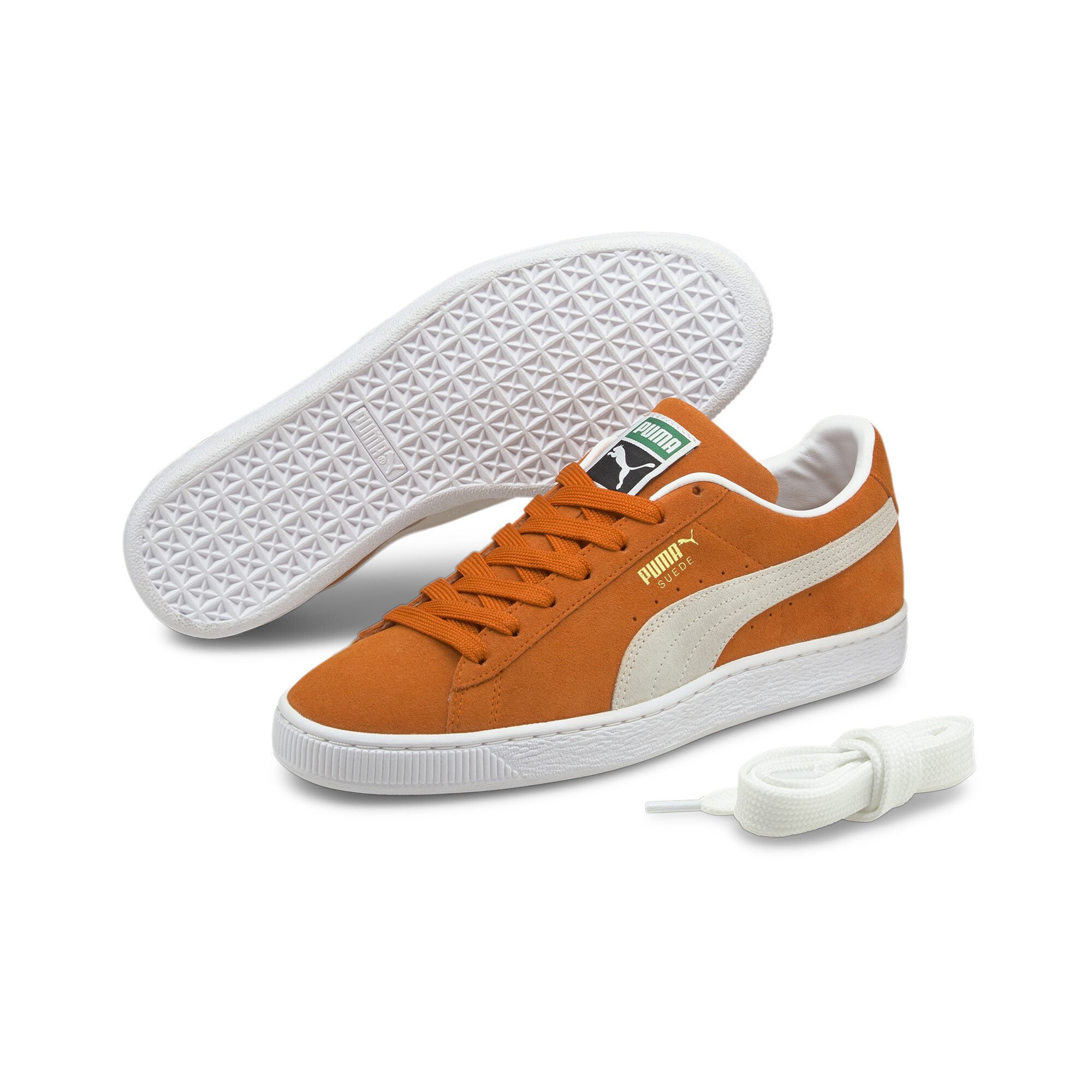 【プーマ公式通販】 プーマ スウェード クラシック XXI ユニセックス スニーカー ユニセックス Vibrant Orange-Puma White ｜PUMA.com