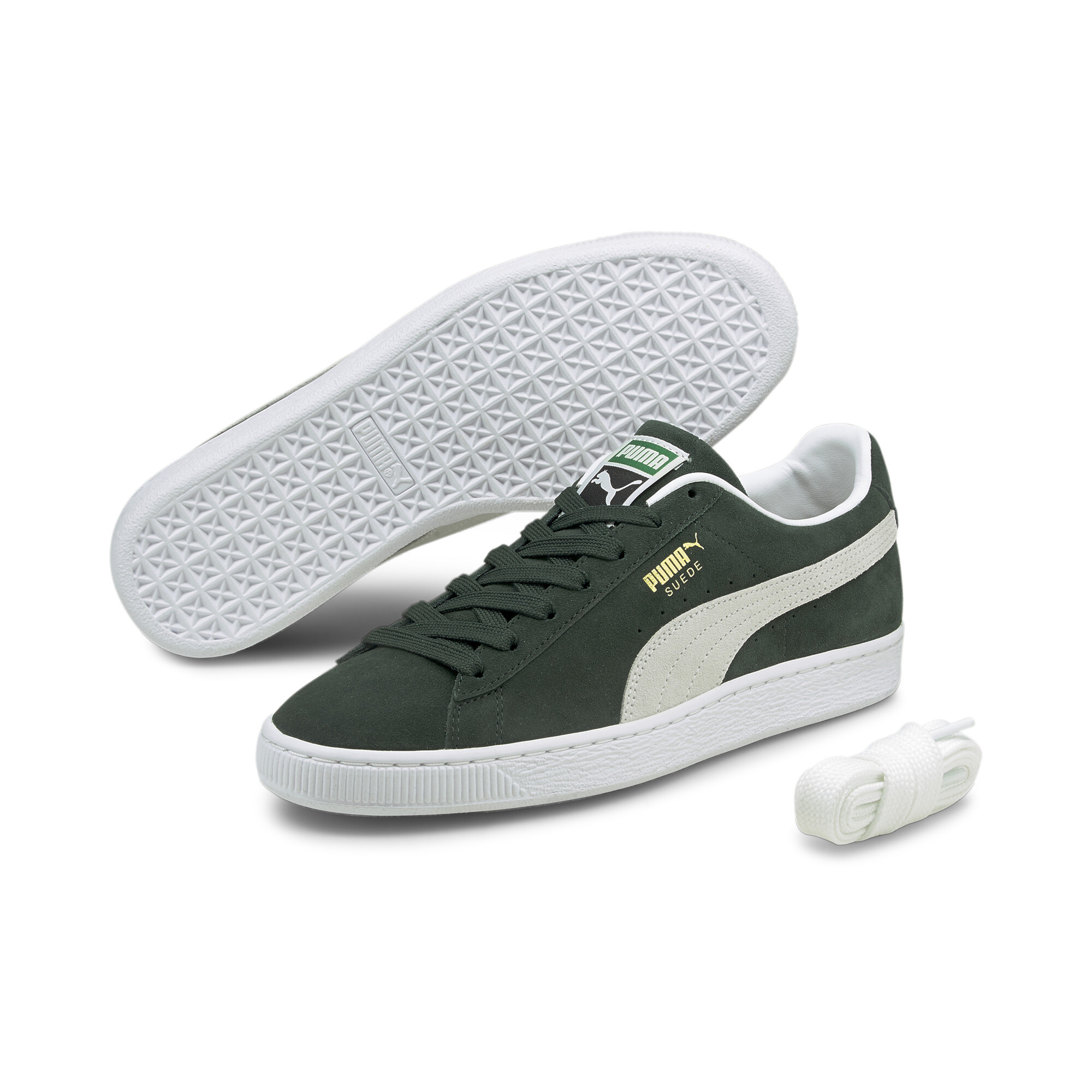 【プーマ公式通販】 プーマ スウェード クラシック XXI ユニセックス スニーカー ユニセックス Green Gables-Puma White ｜PUMA.com