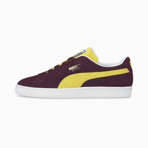 Suede Classic XXI Trainers, Grape Wine-Dandelion-Puma White, large-ZAF