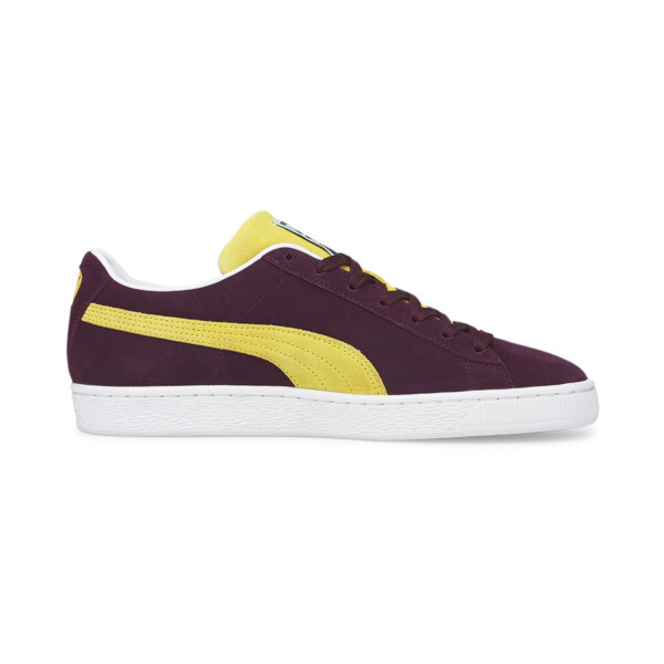 Puma suede classic+ grape & white shoes best sale