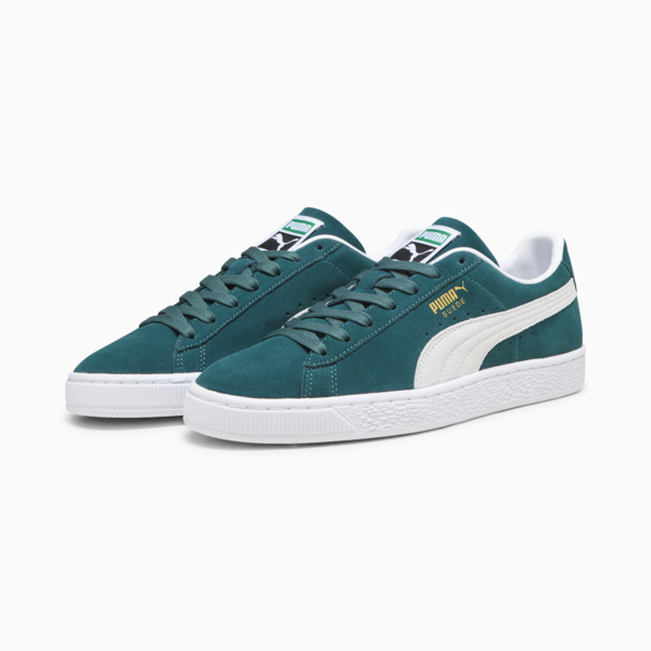 Suede Classic XXI Trainers, Malachite-PUMA White, large-ZAF