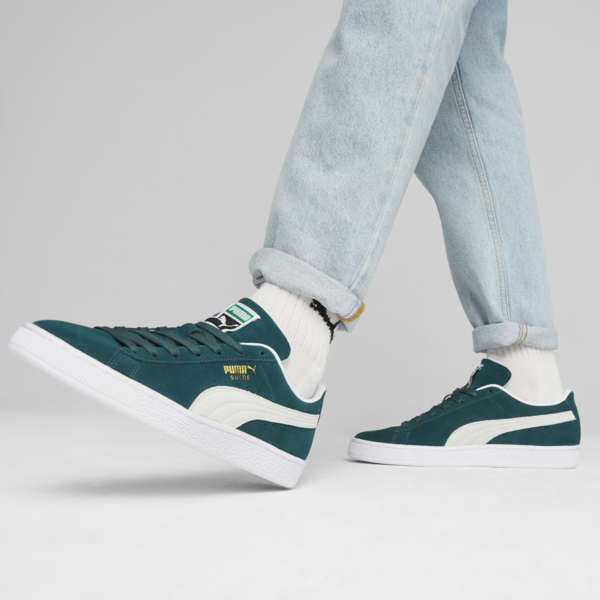 Suede Classic XXI Trainers, Malachite-PUMA White, large-ZAF