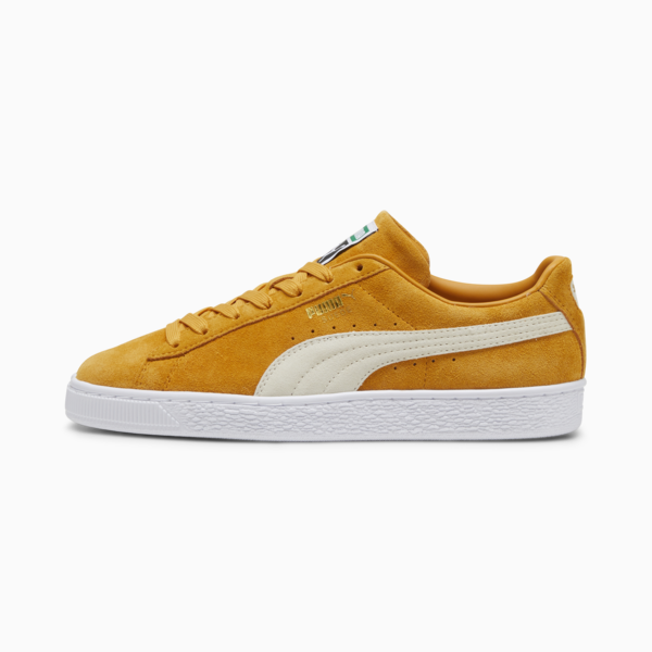 Suede Classic XXI Trainers, Ginger Tea-PUMA White, large-ZAF