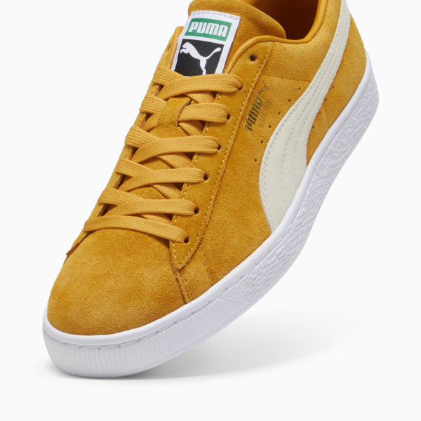 Suede Classic XXI Trainers, Ginger Tea-PUMA White, large-ZAF