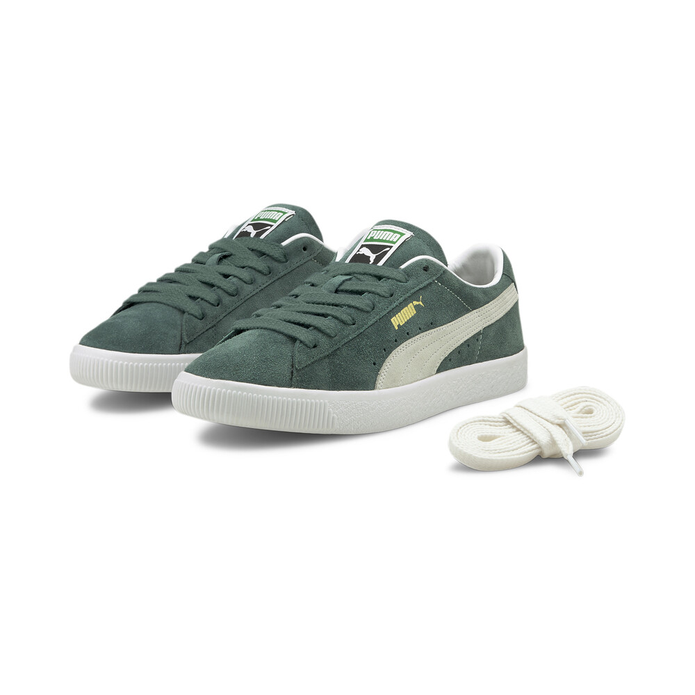 

PUMA - male - Кеды Suede VTG Trainers – Ponderosa Pine-Puma White –, Зеленый