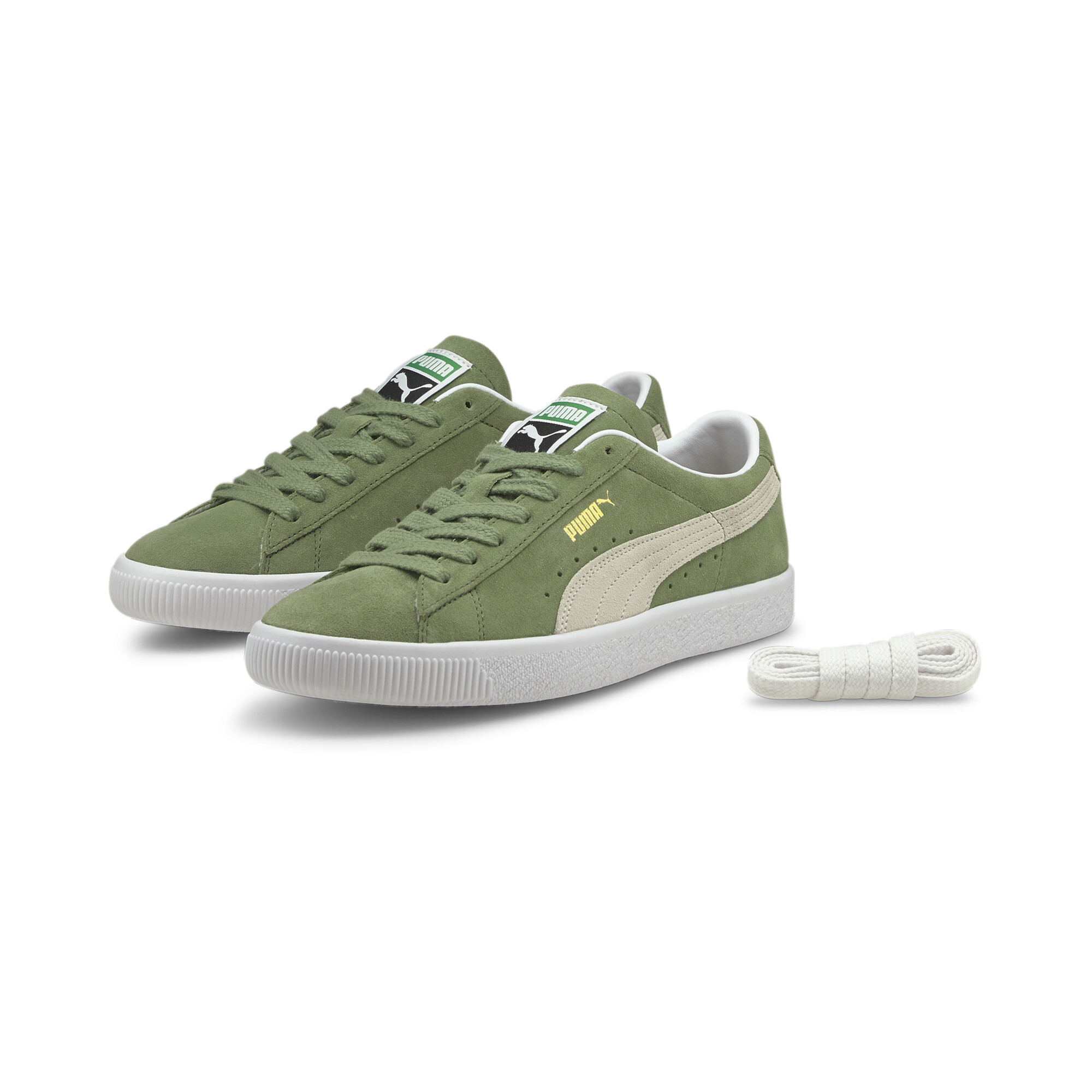 【プーマ公式通販】 プーマ スウェード ビンテージ スニーカー ユニセックス ユニセックス Dill-Vaporous Gray-Puma White ｜PUMA.com