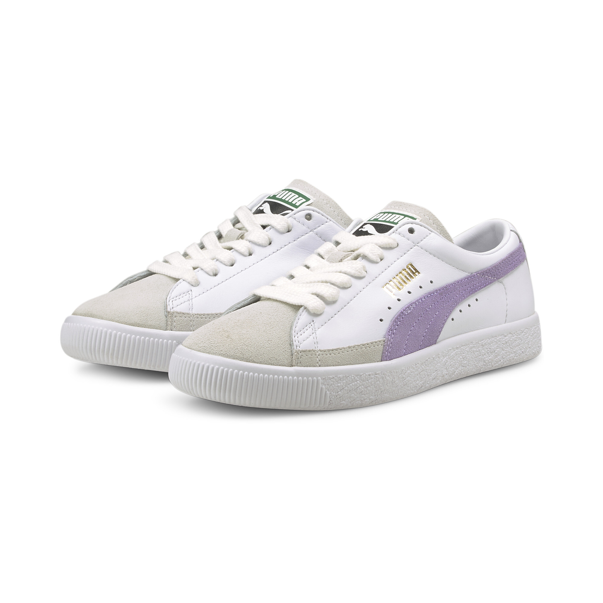 【プーマ公式通販】 プーマ バスケット ビンテージ スニーカー ユニセックス ユニセックス Puma White-Light Lavender ｜PUMA.com