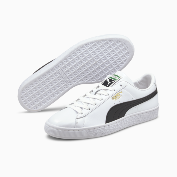 Basket Classic XXI Trainers, Puma White-Puma Black, large-MEX