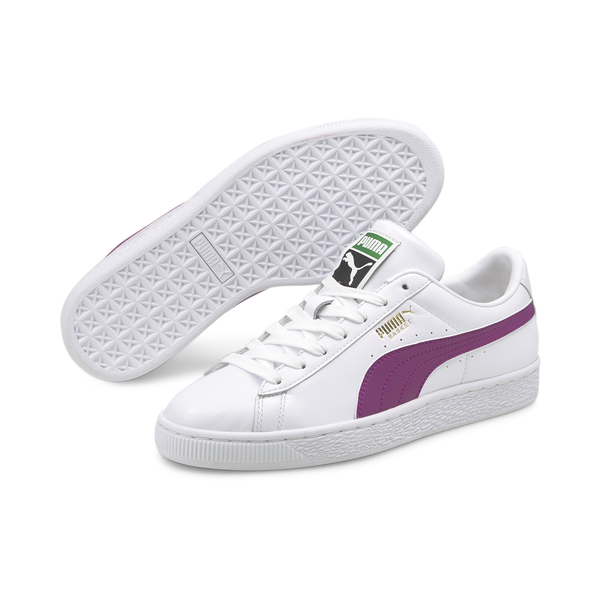 【プーマ公式通販】 プーマ バスケット クラシック XXI ユニセックス スニーカー ユニセックス Puma White-Byzantium ｜PUMA.com
