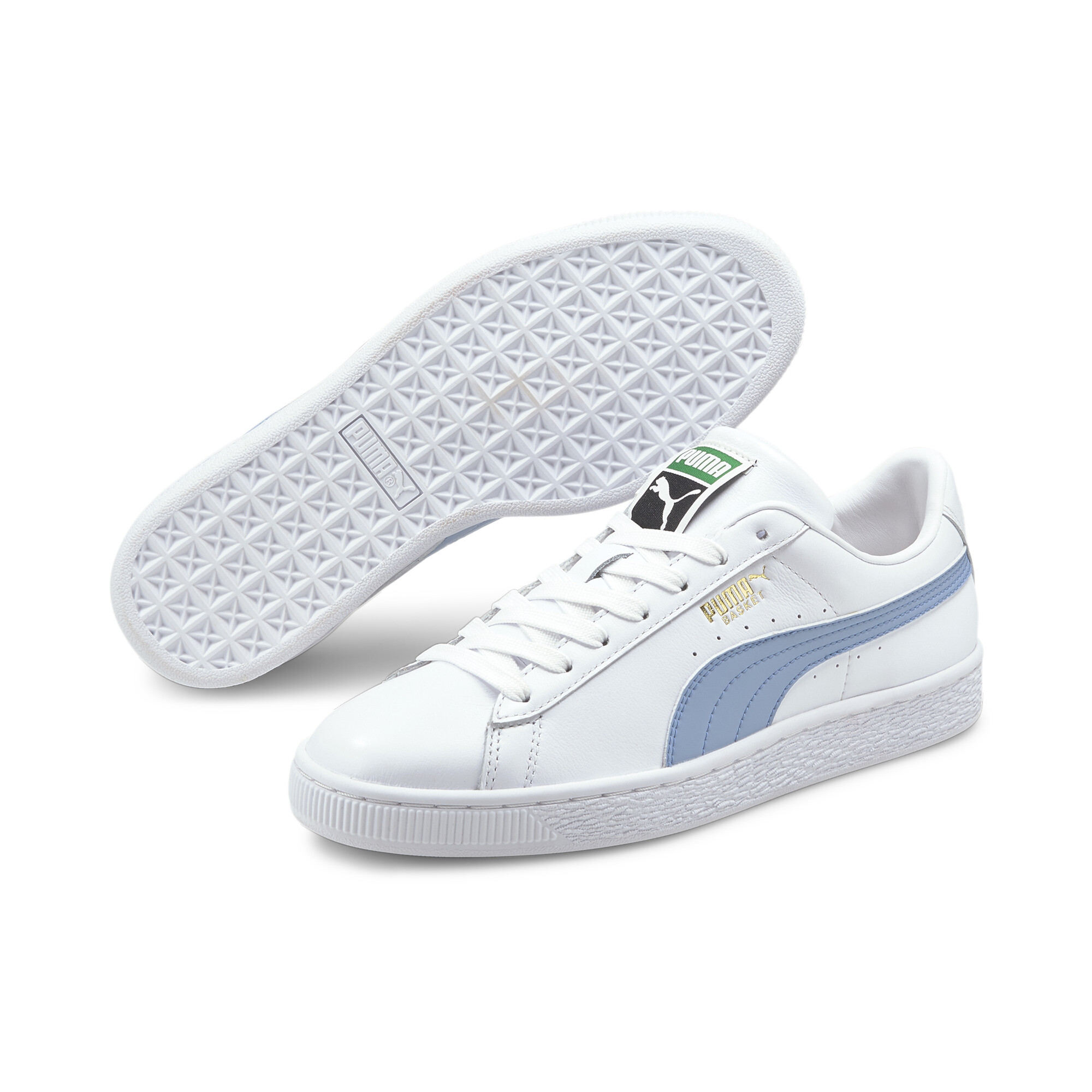 【プーマ公式通販】 プーマ バスケット クラシック XXI ユニセックス スニーカー ユニセックス Puma White-Forever Blue ｜PUMA.com