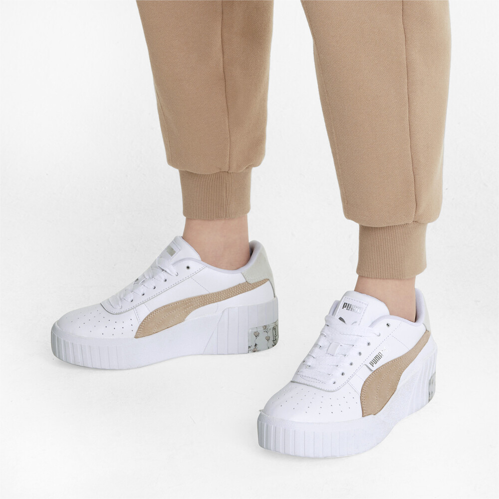 Cali Wedge In Bloom Women's Sneakers White PUMA