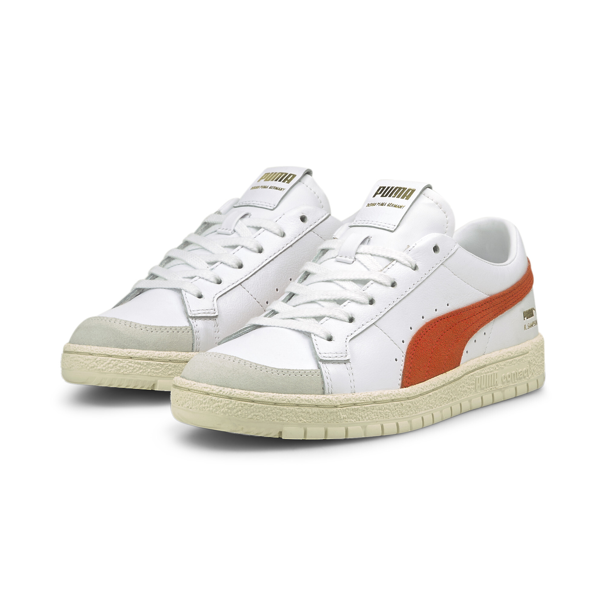 【プーマ公式通販】 プーマ ラルフ サンプソン 70 ロウ PRM アーカイブ スニーカー ユニセックス ユニセックス Puma White-Tigerlily ｜PUMA.com