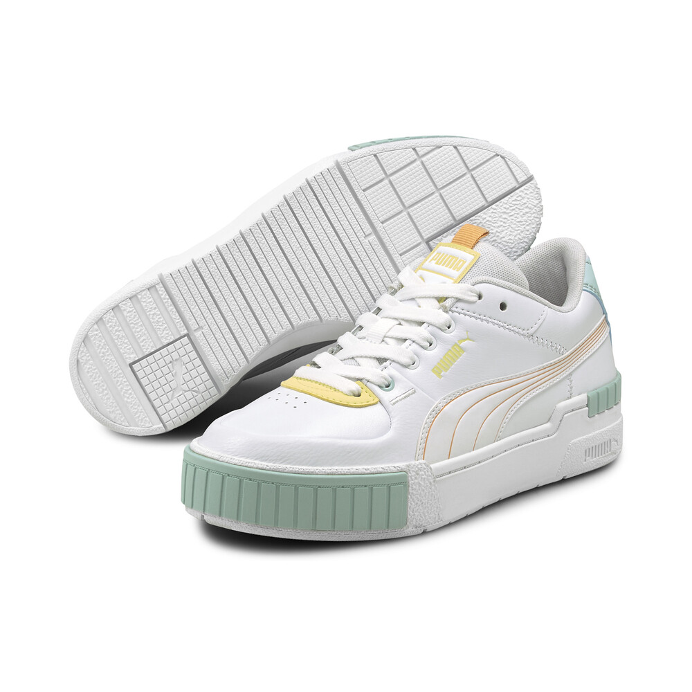 PUMA - female - Кеды Cali Sport Pastel Mix Women's Trainers – Puma White-Peach Cobbler –, Белый