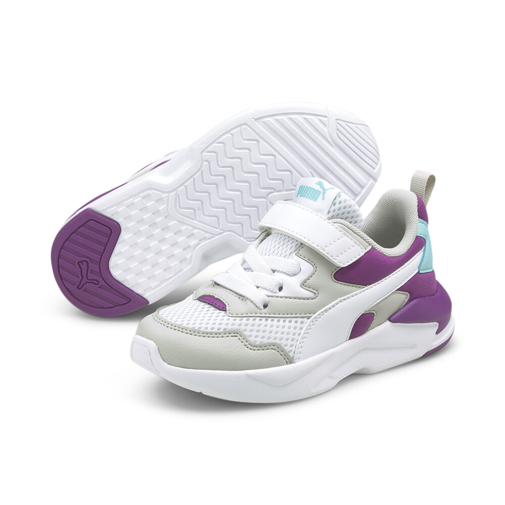 

PUMA - Детские кроссовки X-Ray Lite Radiate Kids' Trainers – Gray-White-Byzantium-Blue –, Серый