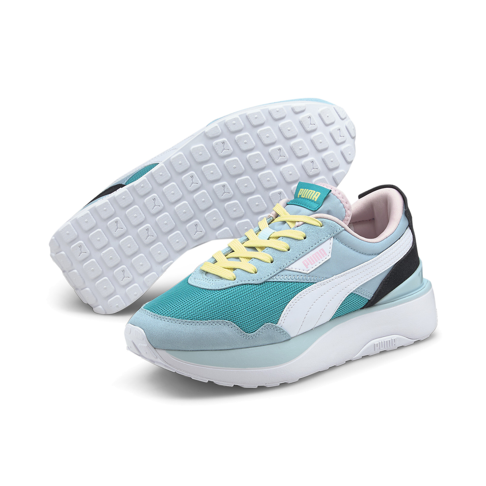 【プーマ公式通販】 プーマ クルーズ ライダー シルクロード ウィメンズ スニーカー ウィメンズ Viridian Green-Aquamarine ｜PUMA.com