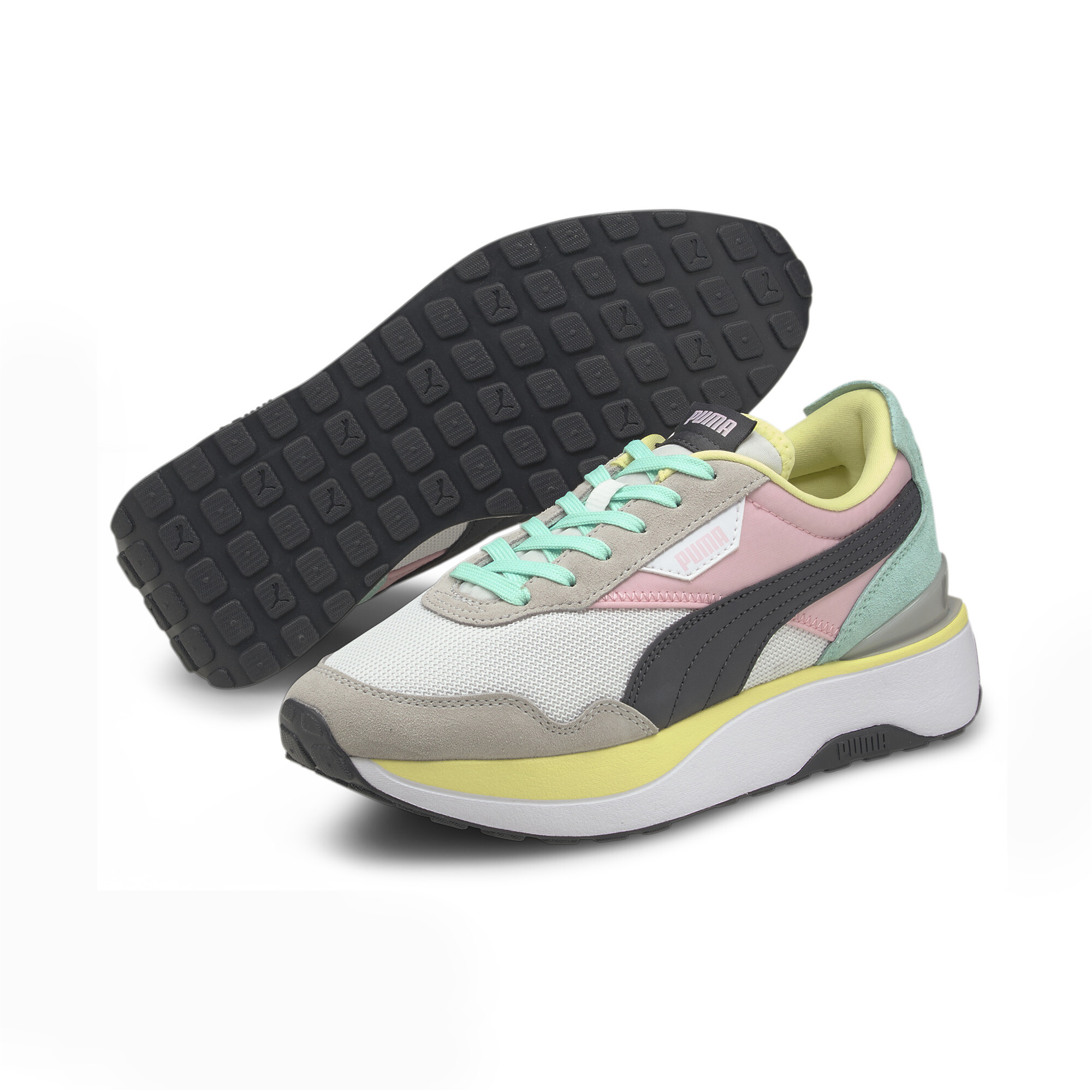 【プーマ公式通販】 プーマ クルーズ ライダー シルクロード ウィメンズ スニーカー ウィメンズ Puma White-Pink Lady ｜PUMA.com