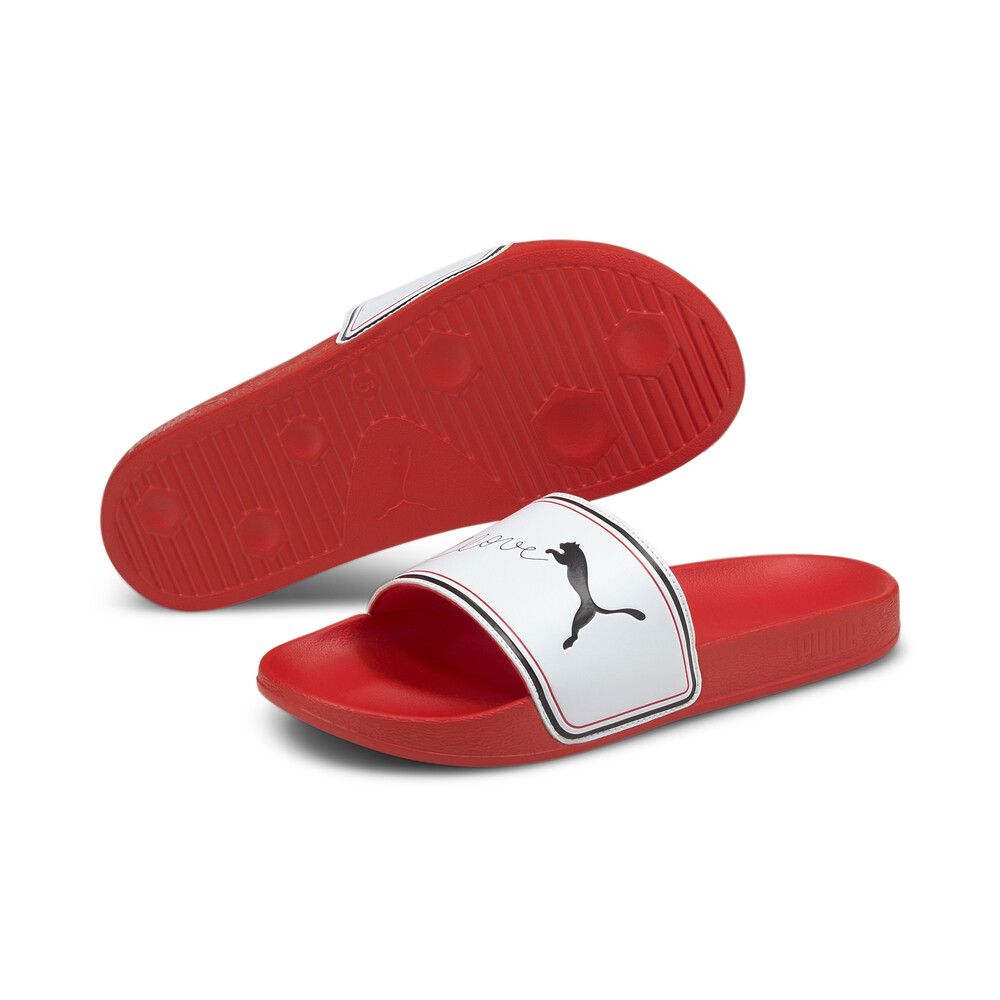 

PUMA - female - Шлепанцы Leadcat FTR Valentine's Women's Sandals – Poppy Red-Puma White –, Разноцветный
