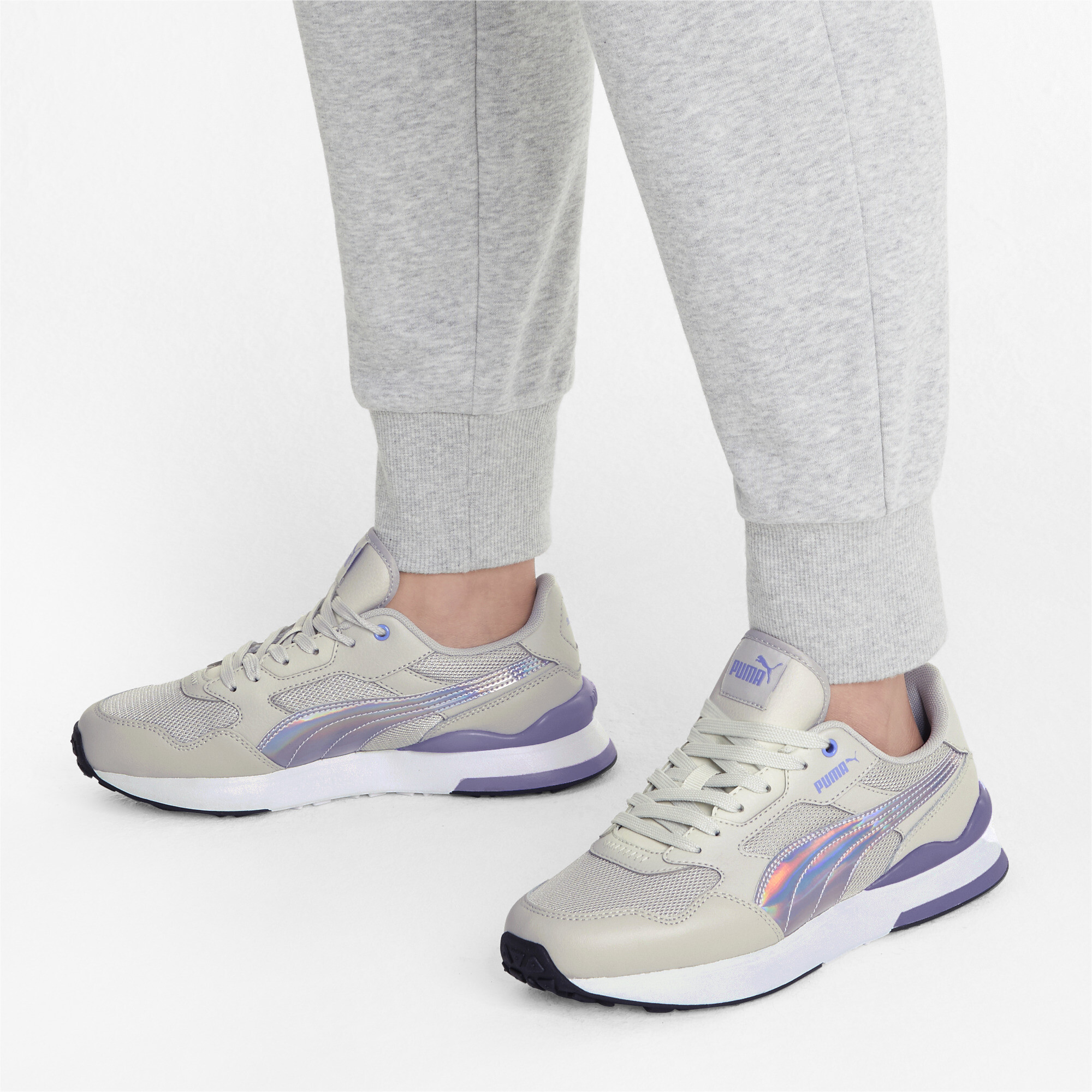women's puma carina iridescent sneakers