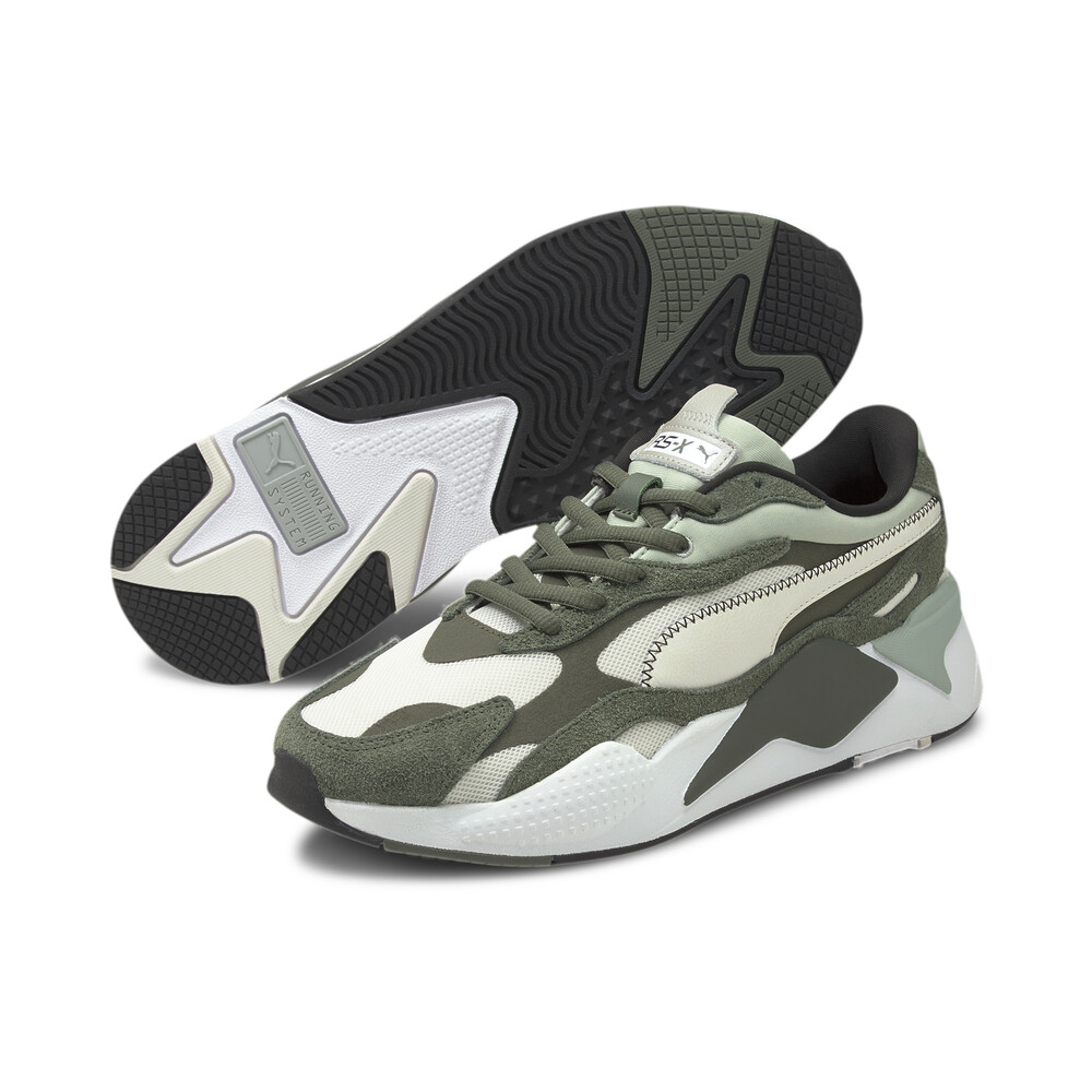 

PUMA - Кроссовки RS-X³ CAMO – Va.Gray-Forest Night-Thyme –, Серый