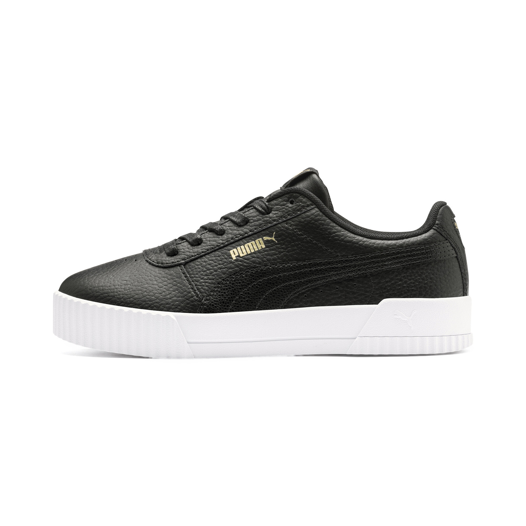 Tênis Feminino de Couro Puma Carina Branco 375565 - Vizzent