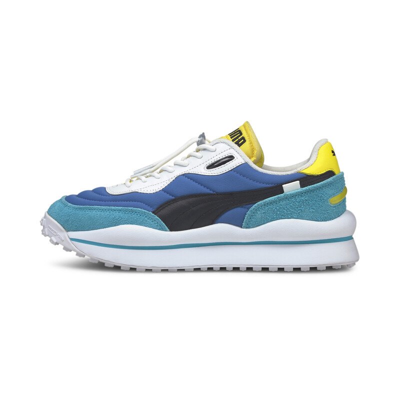 PUMA Style Rider BP Unisex Sneakers, Black/blue