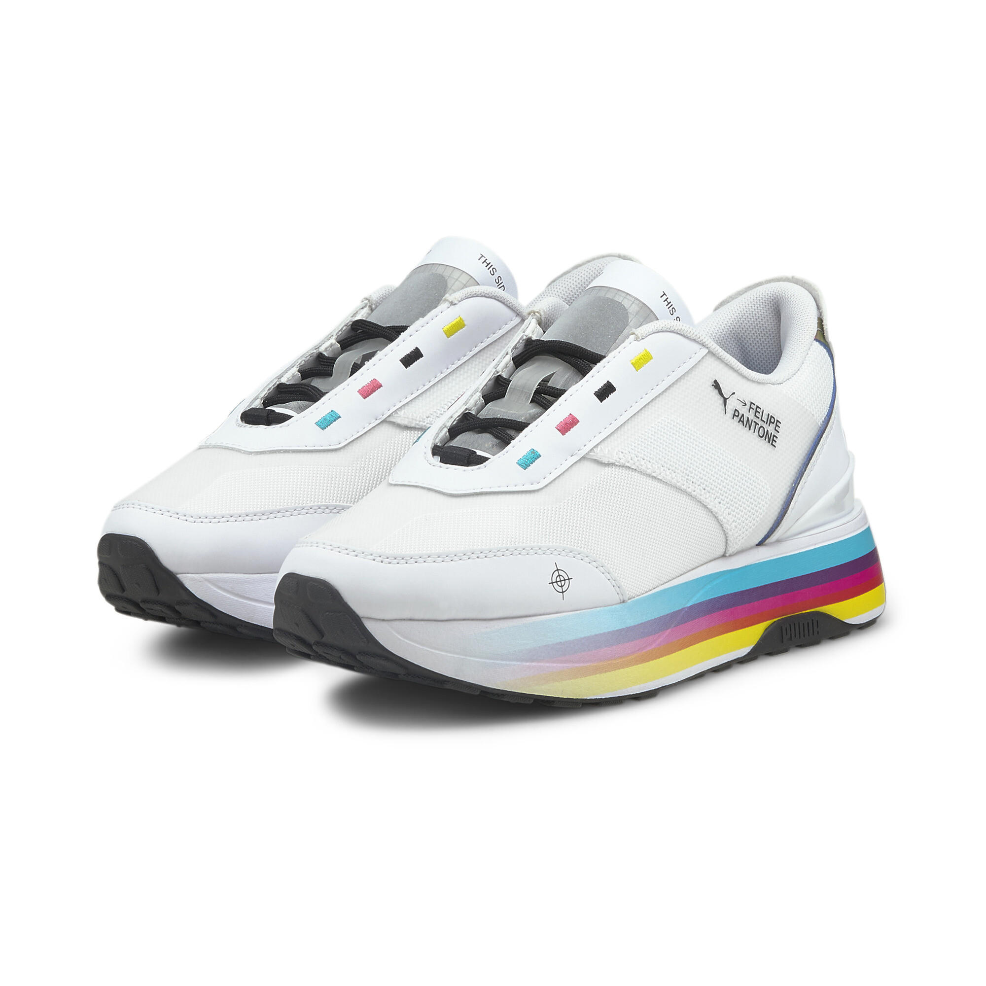 【プーマ公式通販】 プーマ PUMA x FELIPE PANTONE クルーズ ライダー スニーカー ウィメンズ ウィメンズ Puma White ｜PUMA.com