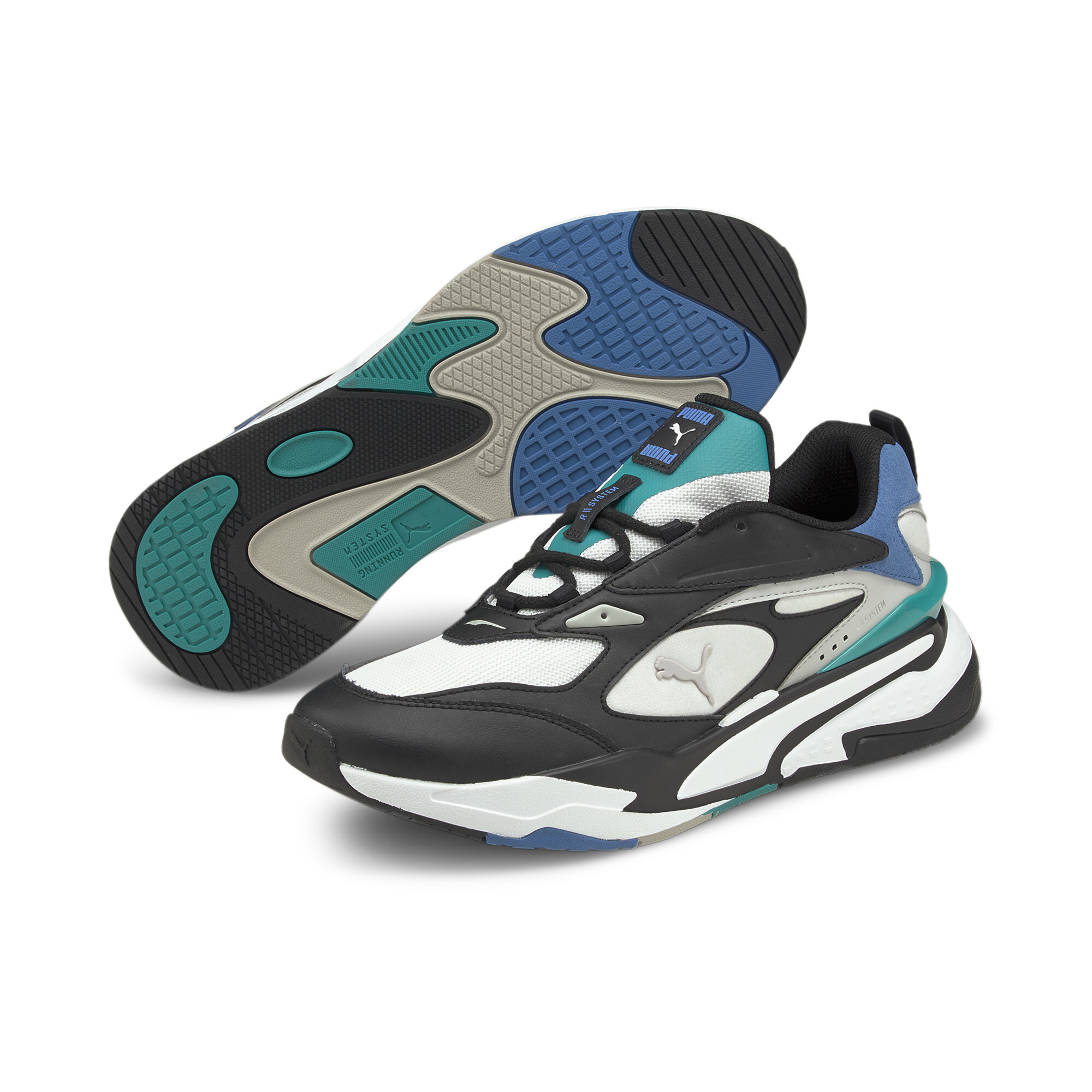 【プーマ公式通販】 プーマ RS-FAST ミックス スニーカー ユニセックス ユニセックス White-Black-Star Sapphire ｜PUMA.com