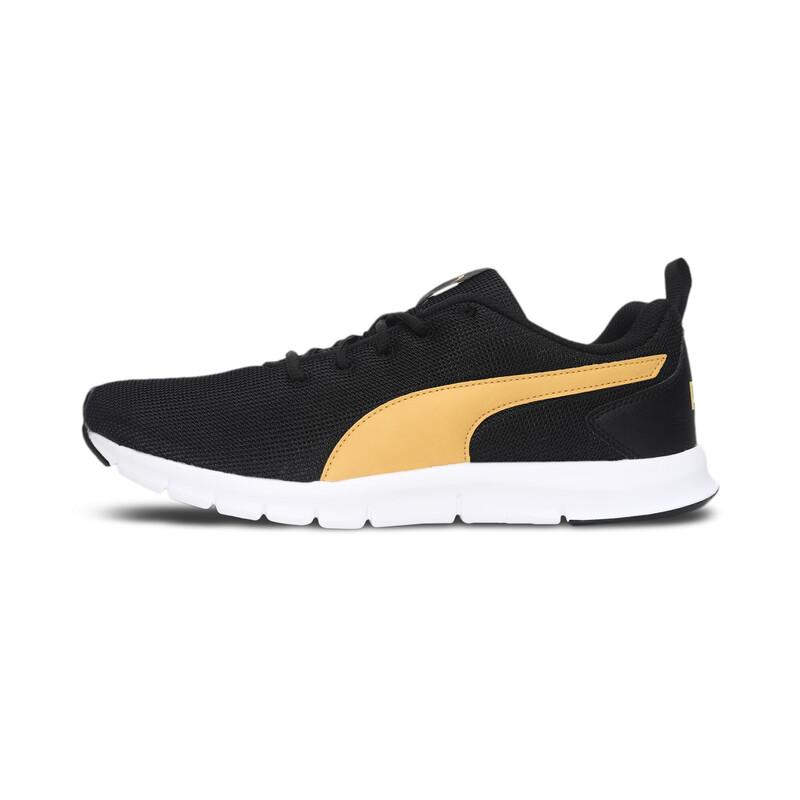 

Men's PUMA Flex Bar Sneakers, Black/yellow