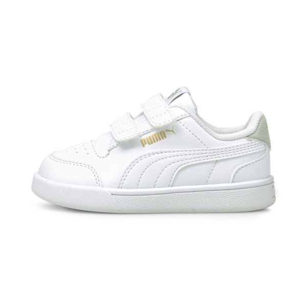 Puma Babies' Shuffle V Toddlers' Sneakers In White- White-gray Violet- Team Gold