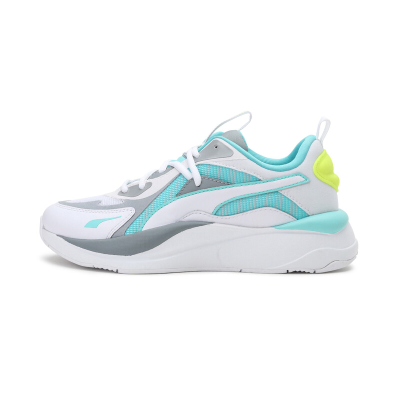 

Women's PUMA RS-Curve Sneakers, White/blue/yellow