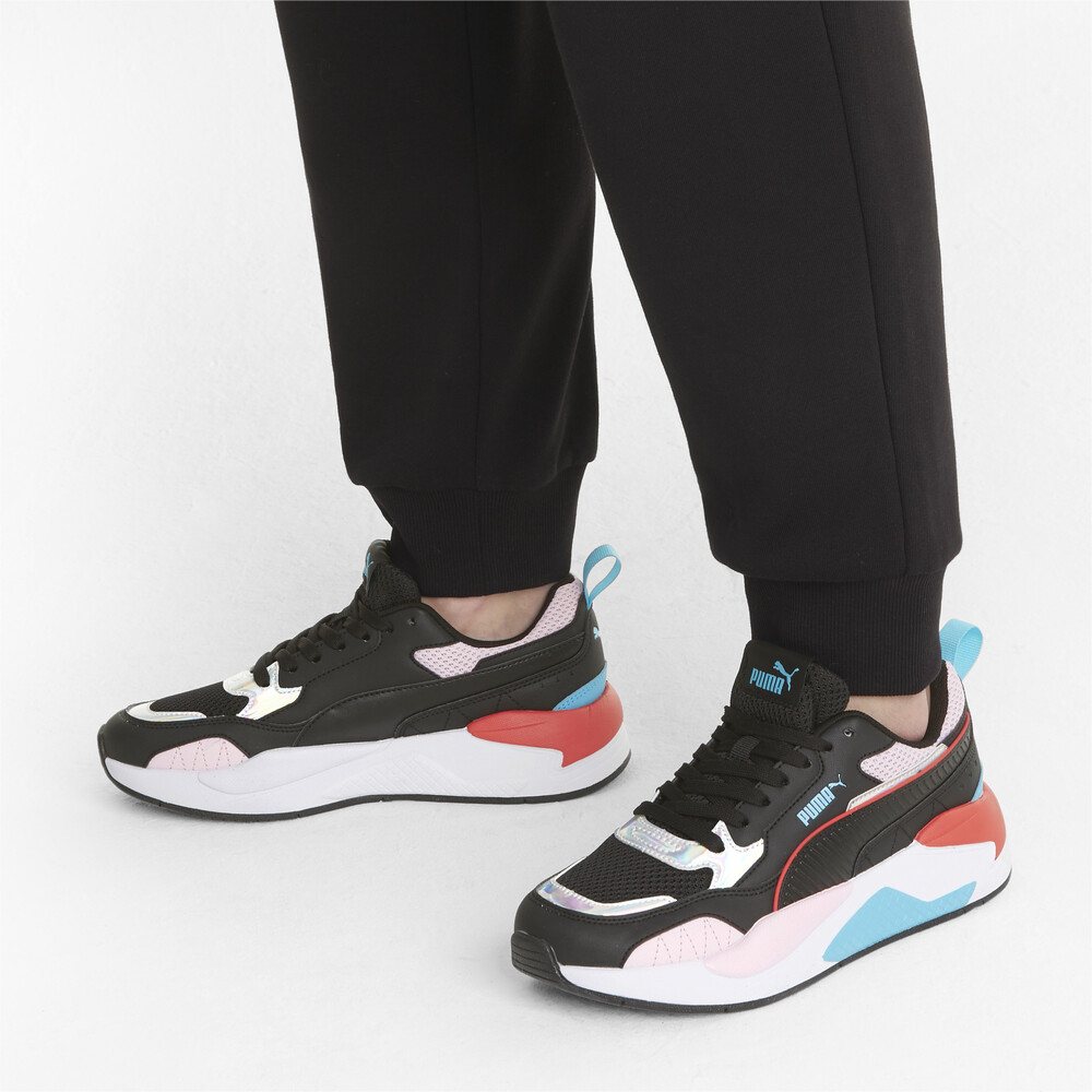 

PUMA - female - Кроссовки X-Ray² Square Iridescent Women's Trainers – Black-Black-Pink Lady-Silver –, Черный