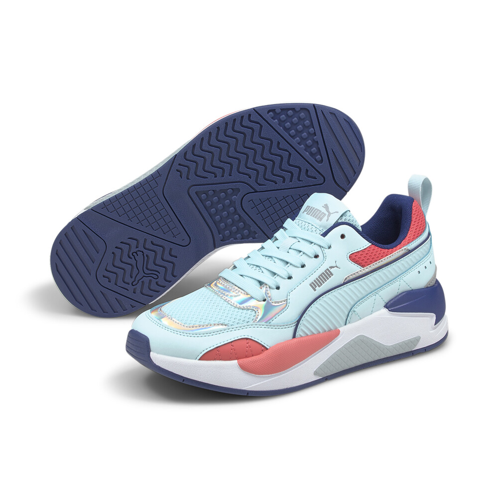 

PUMA - female - Кроссовки X-Ray² Square Iridescent Women's Trainers – Blue-Blue-Coral-Silver –, Синий