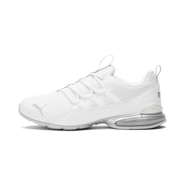 PUMA Riaze Prowl Mod Swirl Running Shoe, Women's, White/Silver