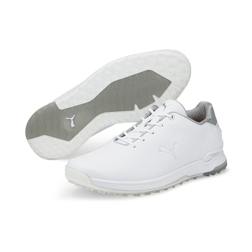 PROADAPT ALPHACAT Leather Men's Golf Shoes White PUMA