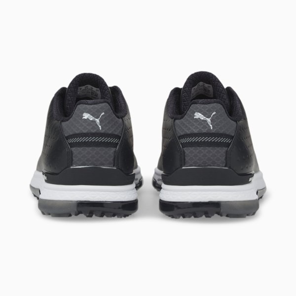 PROADAPT ALPHACAT Leather Men's Golf Shoes, Puma Black-Puma Silver, large-ZAF