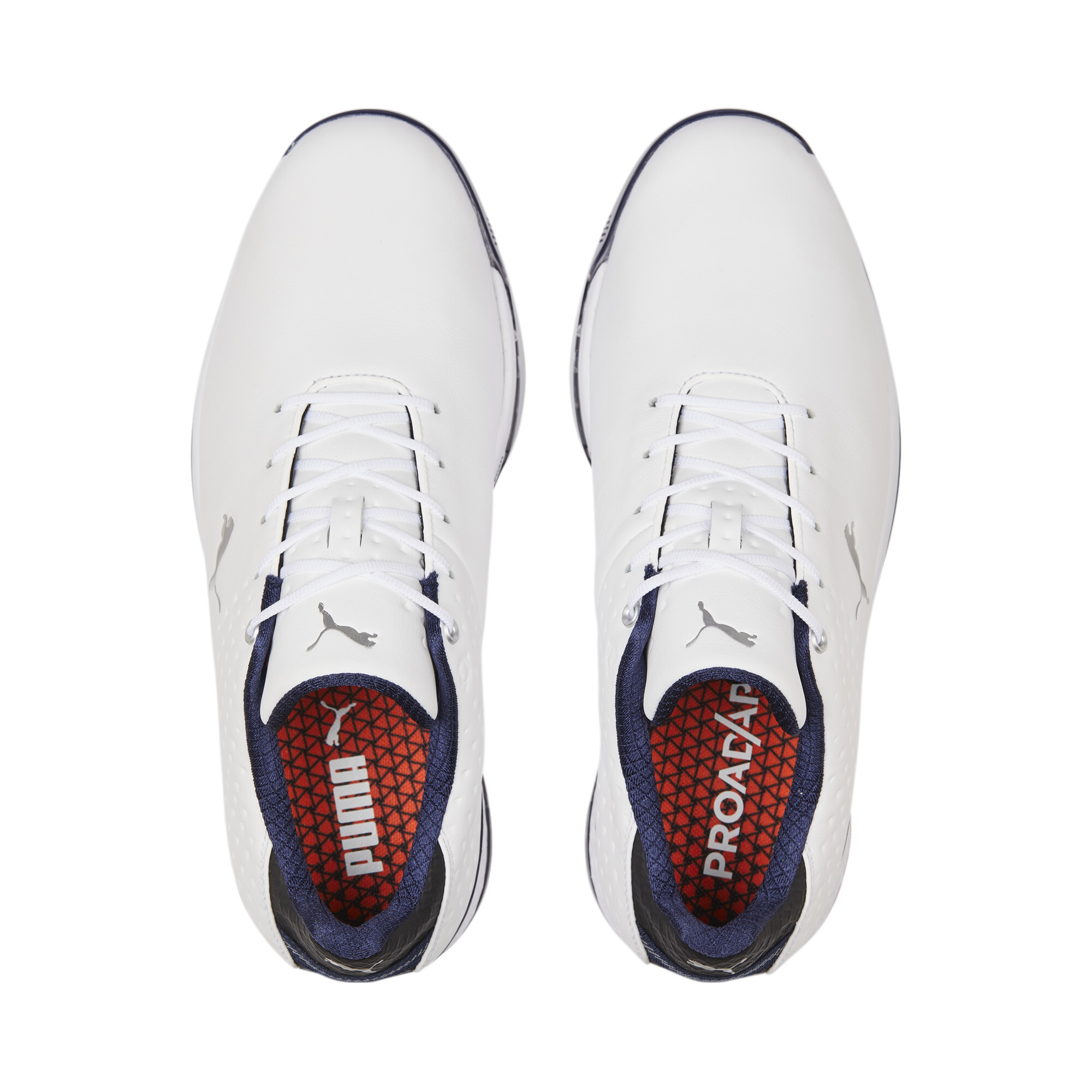 Men's Puma PROADAPT ALPHACAT Leather's Golf Shoes, White, Size 48.5, Shoes