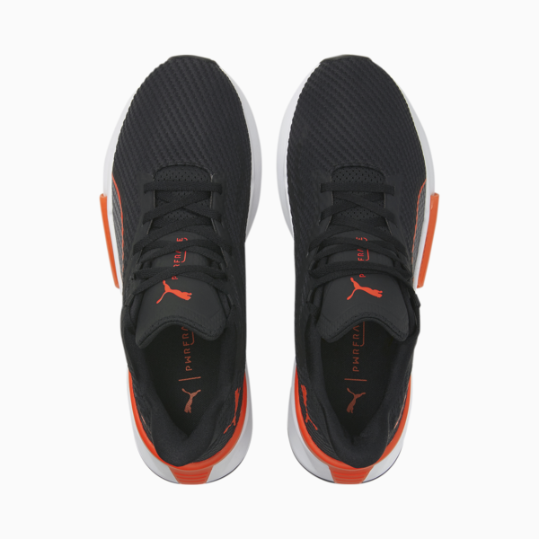 PWRFRAME Men's Training Shoes, Puma Black-Cherry Tomato, large-ZAF