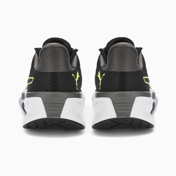 PWRFRAME Men's Training Shoes, Puma Black-CASTLEROCK-Lime Squeeze, large-ZAF