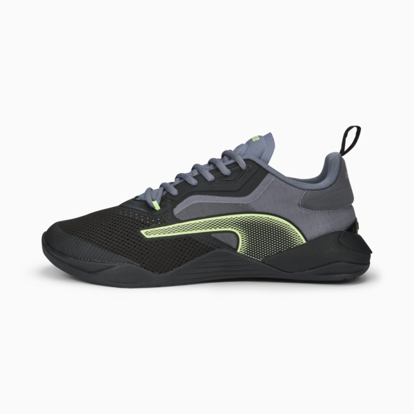 Zapatillas de training para hombre Fuse 2.0, PUMA Black-Gray Tile-Fast Yellow, large-ARG