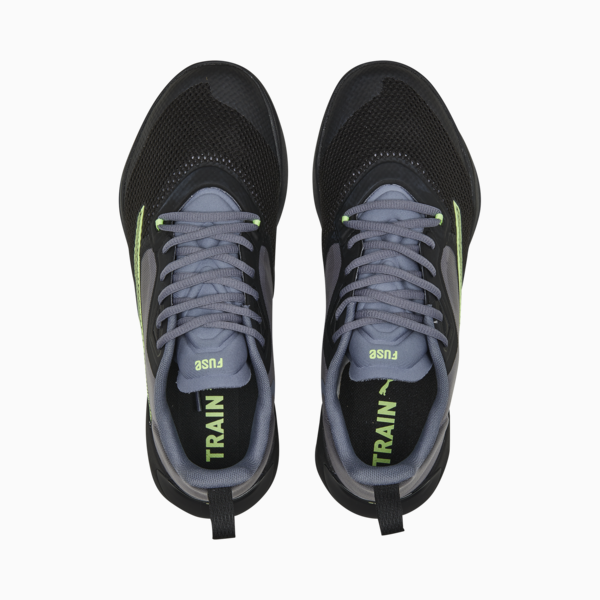Zapatillas de training para hombre Fuse 2.0, PUMA Black-Gray Tile-Fast Yellow, large-ARG