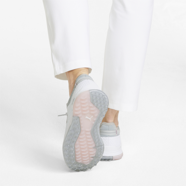 PROADAPT ALPHACAT Women's Golf Shoes, Puma White-Puma Silver-Pink Lady, large-ZAF