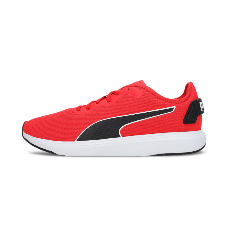 

PUMA SOFTRIDE Cruise Bold Unisex Walking Shoes, Black/red