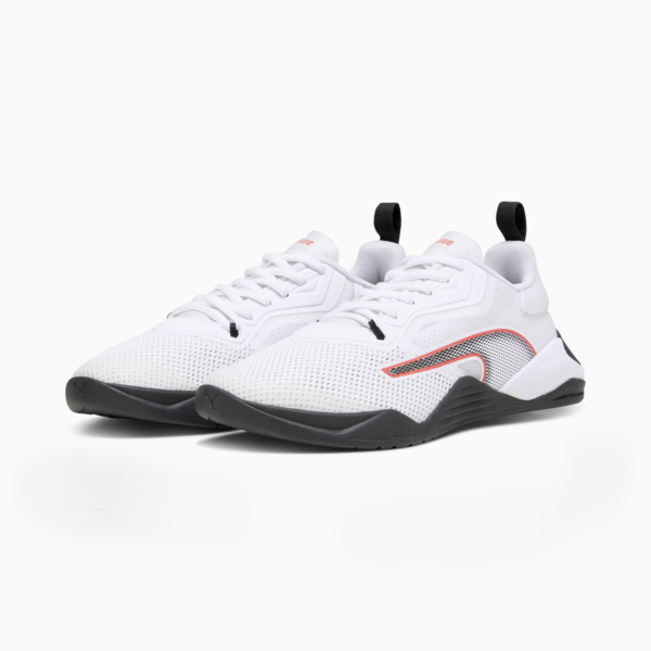 Fuse 2.0 Women's Training Shoes, PUMA White-Fire Orchid-PUMA Black, large-ZAF