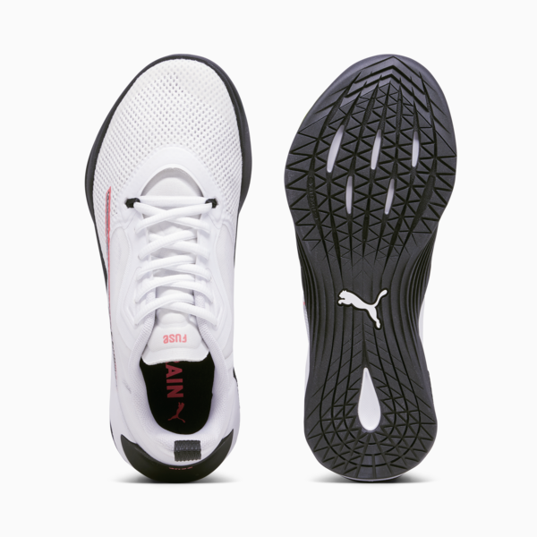 Fuse 2.0 Women's Training Shoes, PUMA White-Fire Orchid-PUMA Black, large-ZAF