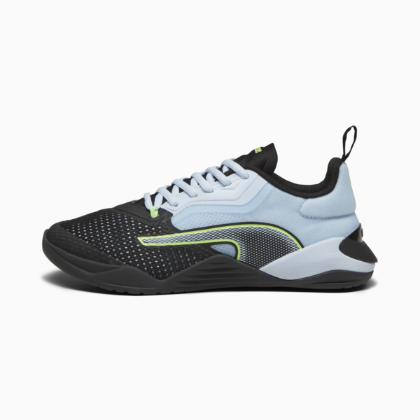Fuse 2.0 Women's Training Shoes, PUMA Black-Icy Blue-Speed Green, large-ZAF