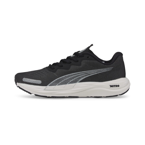 PUMA Velocity NITROâ¢ 2 Women's Running Shoes in Black/White - 376262_01