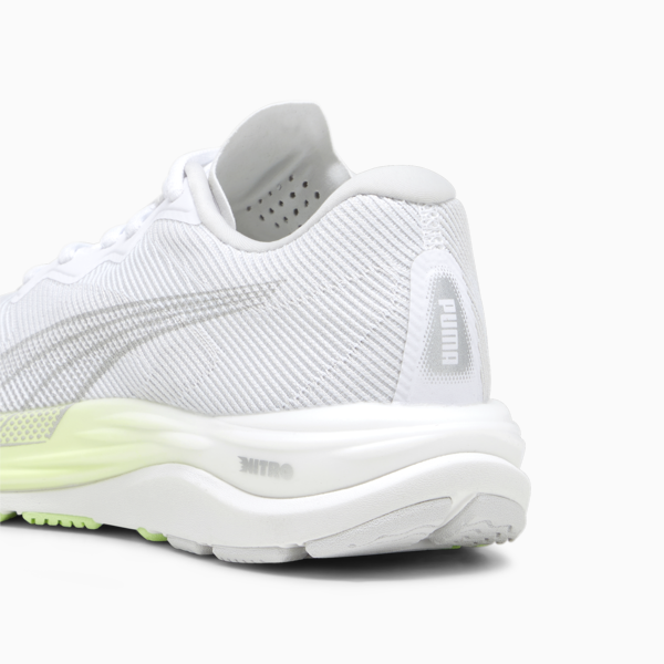 Zapatillas de running para mujer Velocity Nitro 2, PUMA White-Speed Green, large-ARG