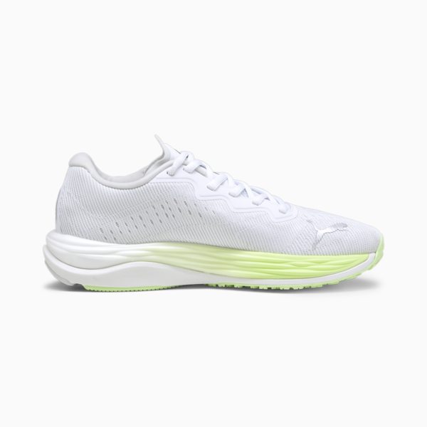 Zapatillas de running para mujer Velocity Nitro 2, PUMA White-Speed Green, large-ARG